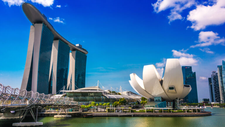 Marina Bay Sands and ArtScience Museum in Singapore